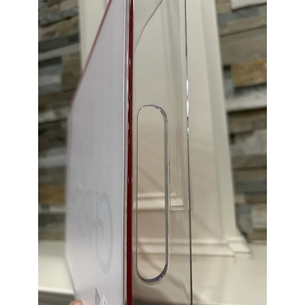 Ashland Berry Jolly Christmas Tray Pink Red White Plastic Glossy 16x11x1.5”